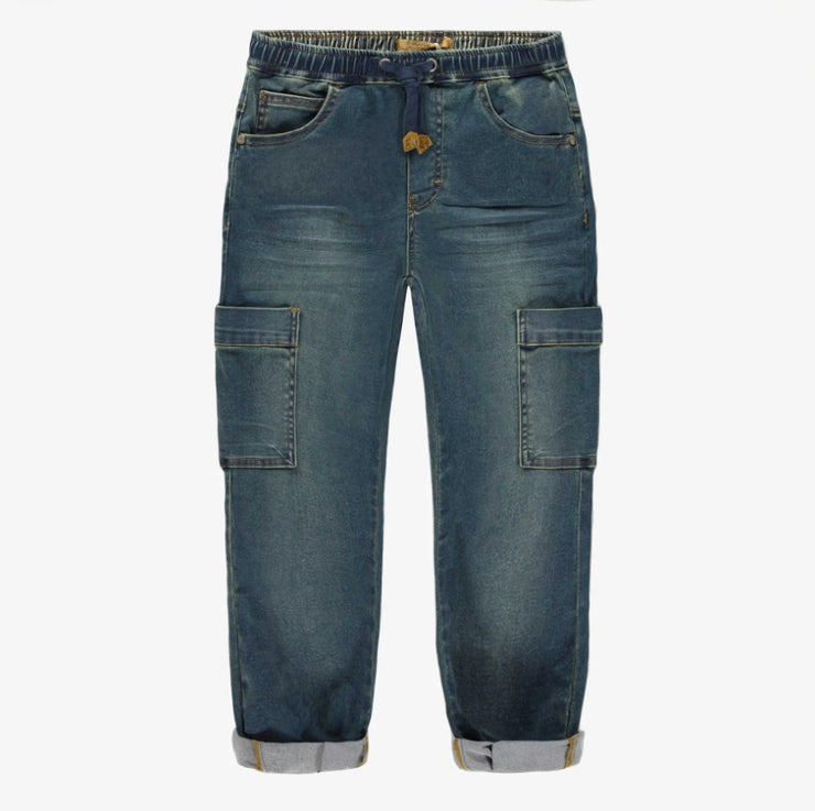 Straight Fit Light Wash Denim