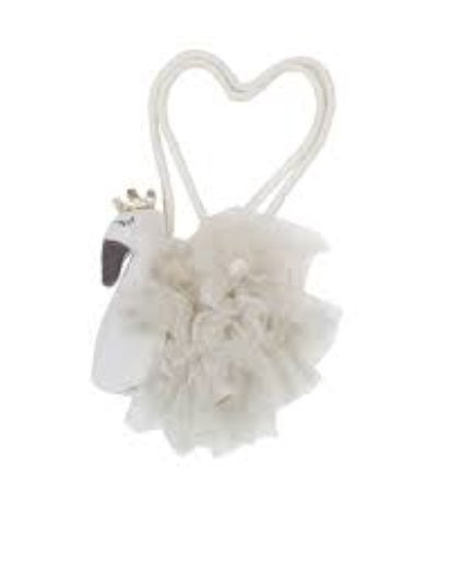 Swan children's pouch - Mei Blanc