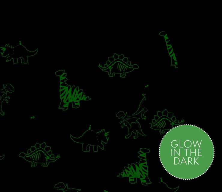 Dinoscaries Glow in the Dark on Lunar Grey PJ