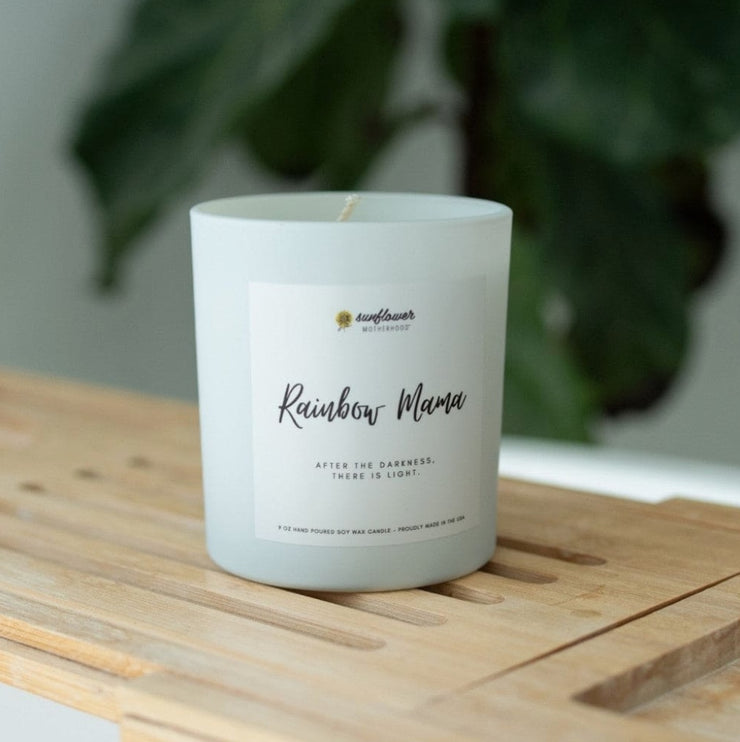 Rainbow Mama Pregnancy Loss Candle | Miscarriage, Grief Gift