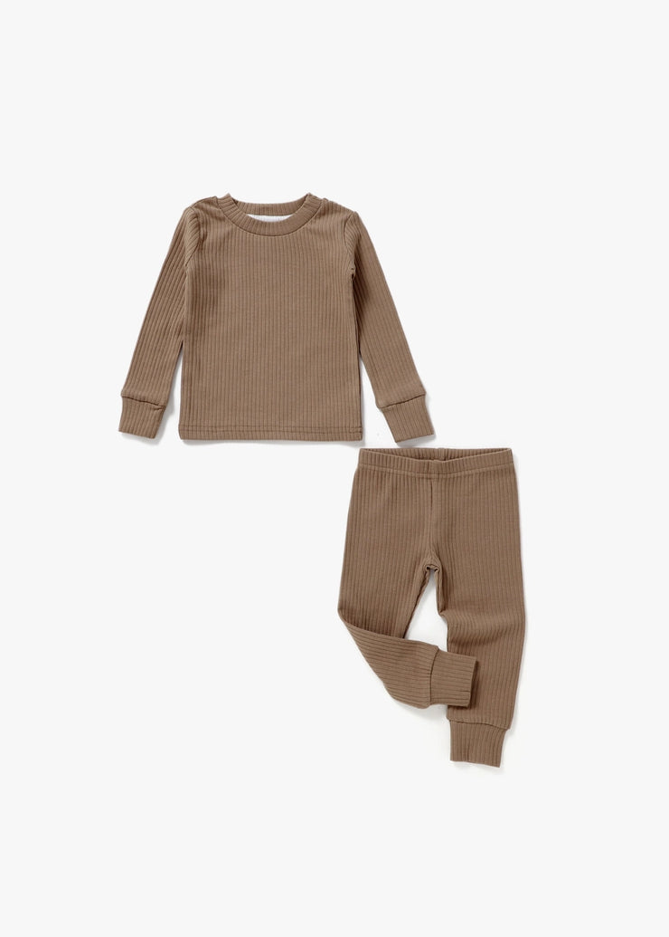 Ribbed Lounge Set | Capacinno