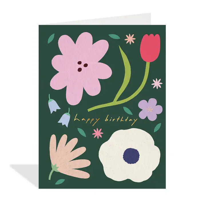 Birthday Flowers | Halfpenny Card