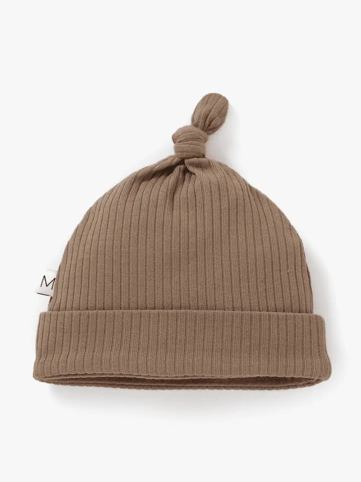 Ribbed Knotted Hat