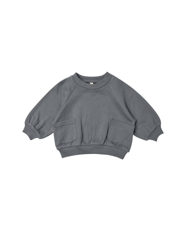 Navy Pocket Sweatshirt
