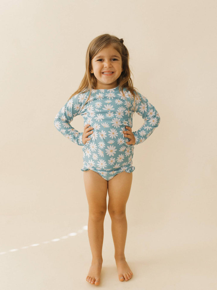 The “Chloe” Smocked Bikini and Rashguard Set