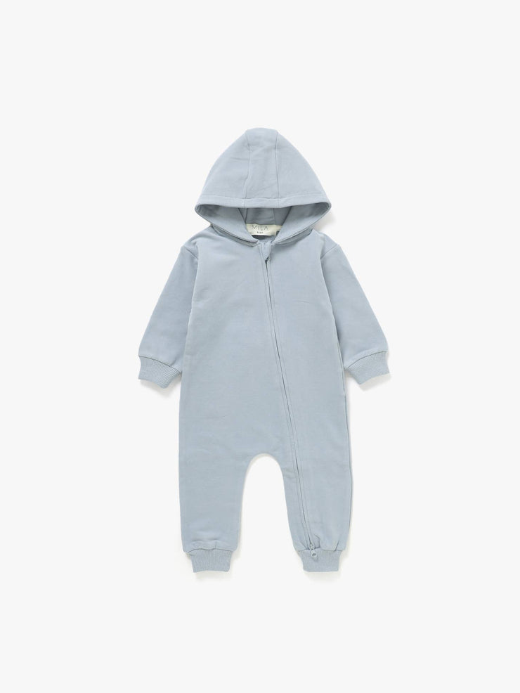 Hoodie Romper | Fog