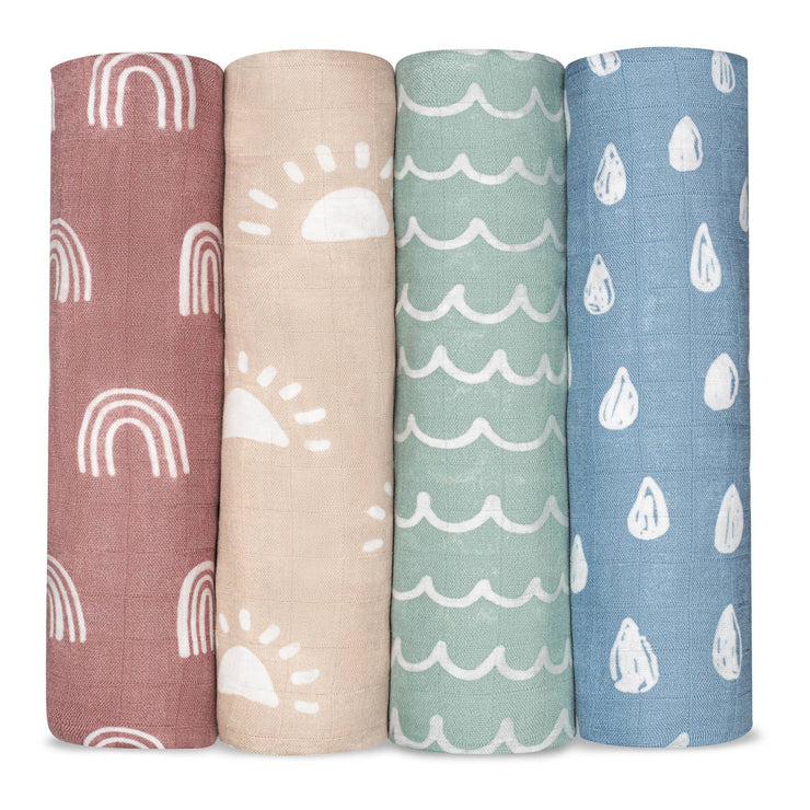 Baby Muslin Swaddle Blankets