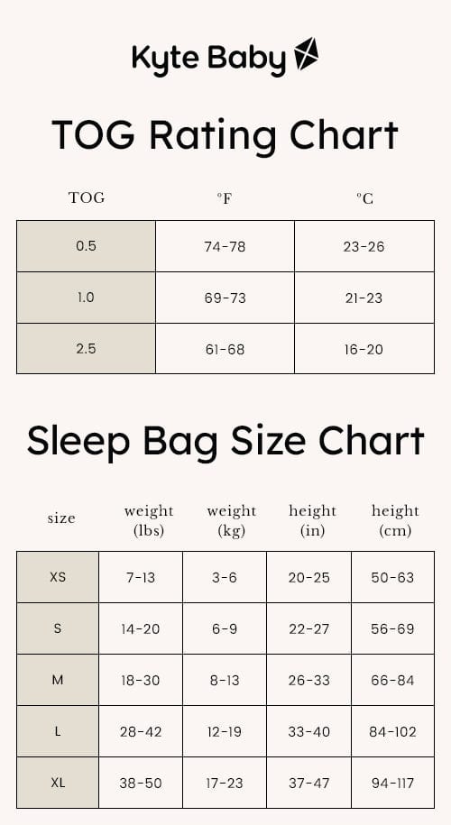 1.0 Tog Sleep Bag - Bisque