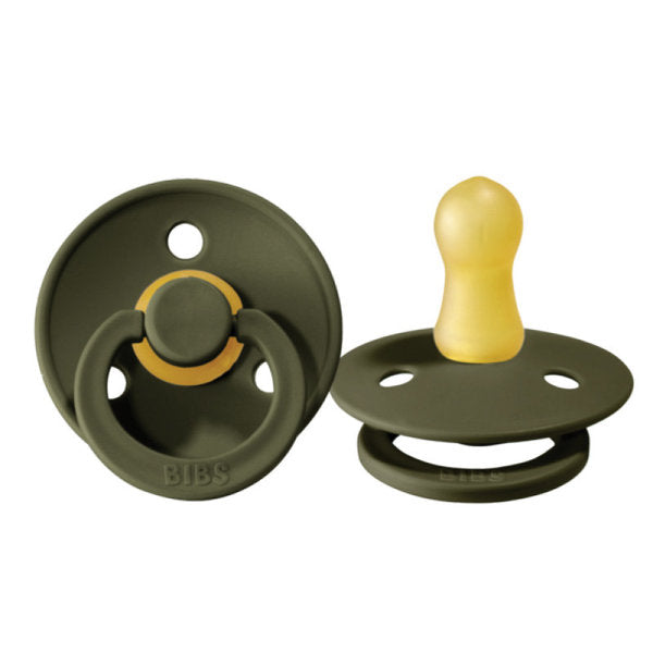Bibs Pacifiers - Olive 2 Pack