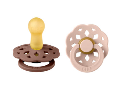 Bibs Pacifier Boheme - Woodchuck/Blush
