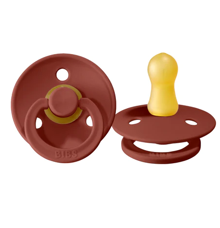 Bibs Pacifiers - Rust 2 Pack