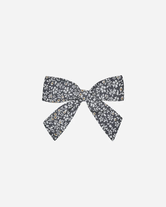Girl Bow || Blue Floral