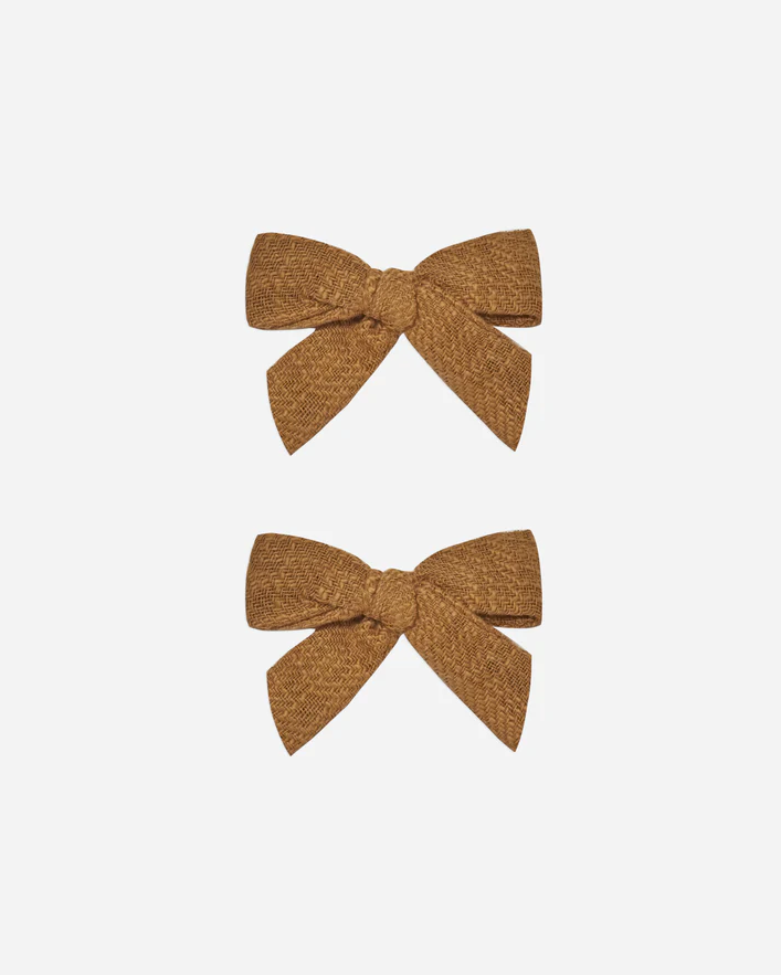 Bow With Clip Set || Chartreuse
