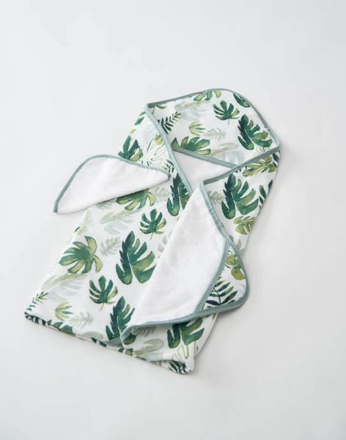 Infant Hooded Towel & Washcloth Set - Multiple Prints
