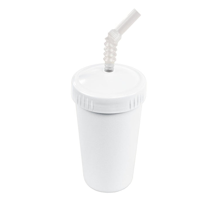 White Cup with Straw