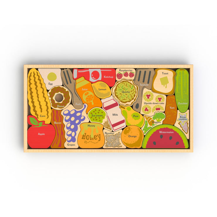 Alphabites A-Z Food Puzzle & Playset