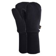 Mid-Season Cotton Mitts in Black