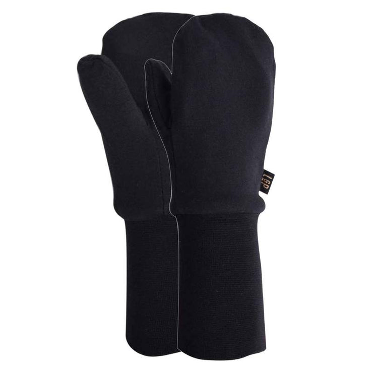 Mid-Season Cotton Mitts in Black