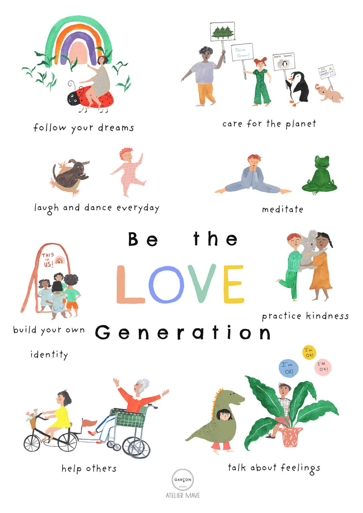 Be The Love Generation Poster